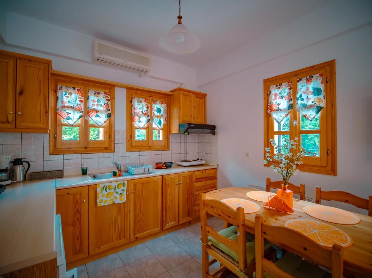 Orange House For Big Families In Damouchari - Delicious Houses ภายนอก รูปภาพ