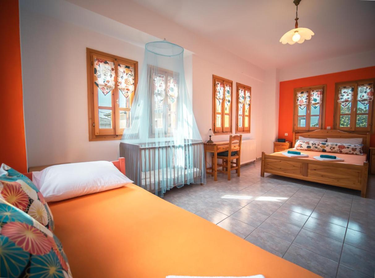 Orange House For Big Families In Damouchari - Delicious Houses ภายนอก รูปภาพ